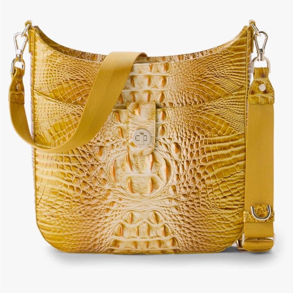 ❌SOLD❌BRAHMIN | Leia Golden Rod Ombré Crossbody Bag NWT